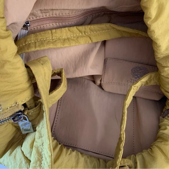 Vince Camuto Harlo Backpack Olive oil colorway washable nylon convertible bag - Picture 8 of 13